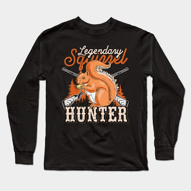 Squirrel Hunter Long Sleeve T-Shirt by ShirtsShirtsndmoreShirts